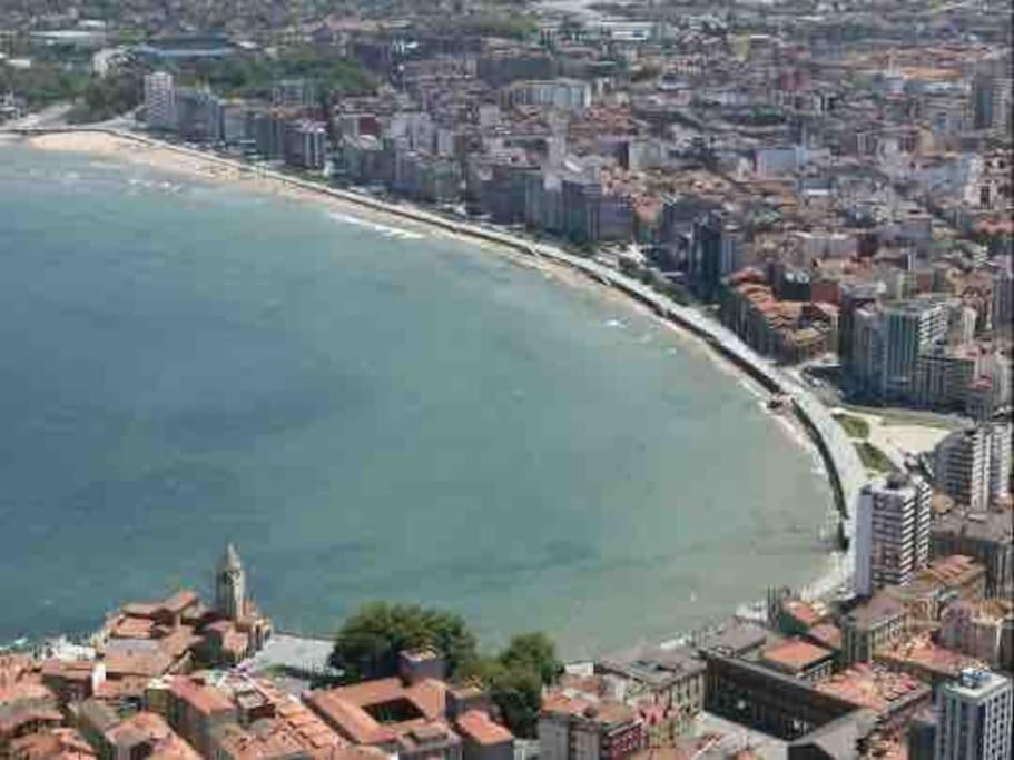 Apartamento A 100Metros De La Playa De San Lorenzo Хихон Экстерьер фото